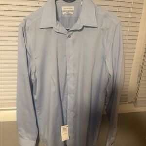 Calvin Klein Men's Sky Blue Dress Shirt
